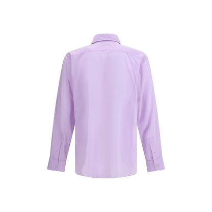 Tom Ford Purple Cotton Dress Shirt