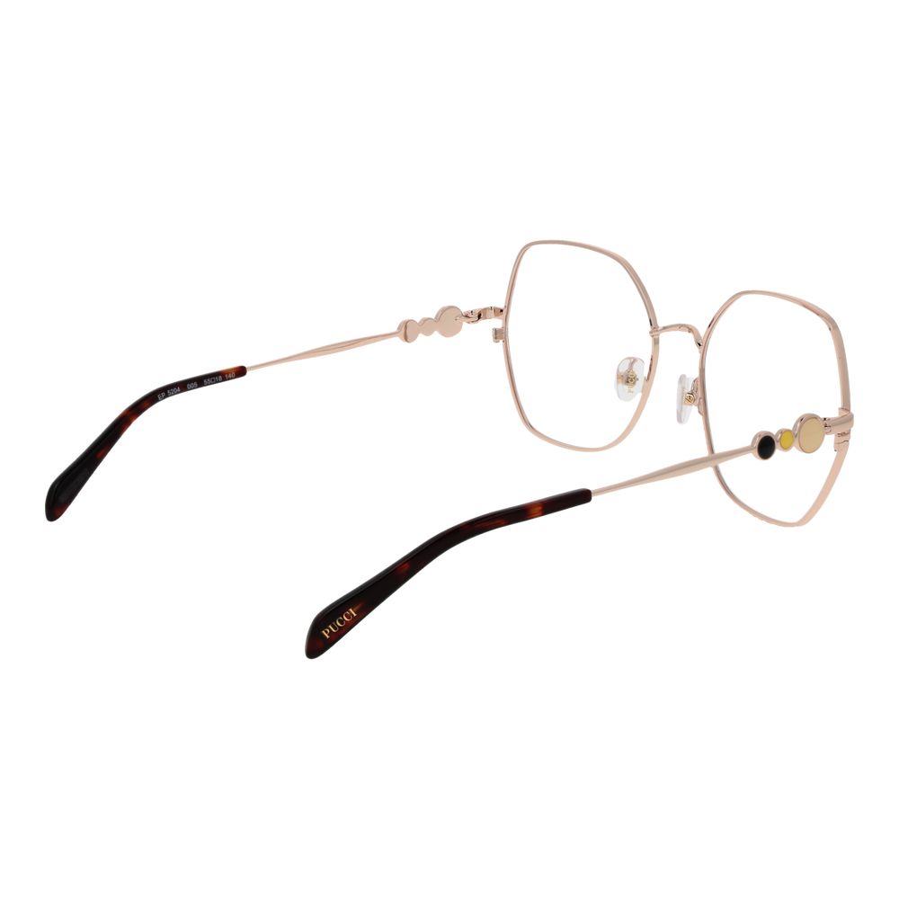 Emilio Pucci Black Metal Glasses (Frames)