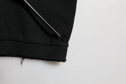 Dolce & Gabbana Black Cotton Graphic Print PoloShirt T-shirt