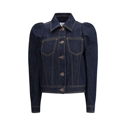 Alexander McQueen Blue Cotton Denim Jacket