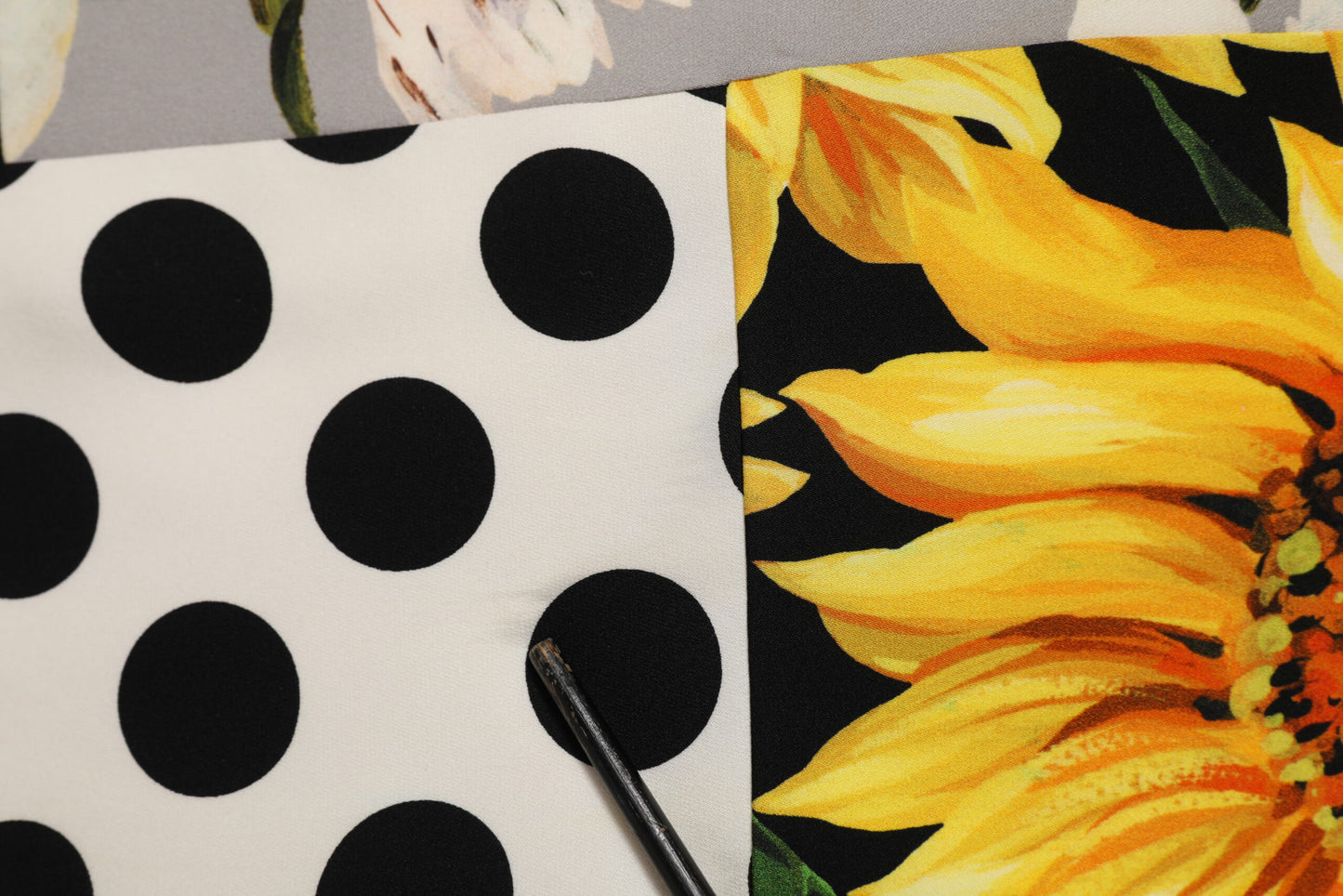 Dolce & Gabbana Multicolor Pachwork Charmeuse Floral Shift Dress