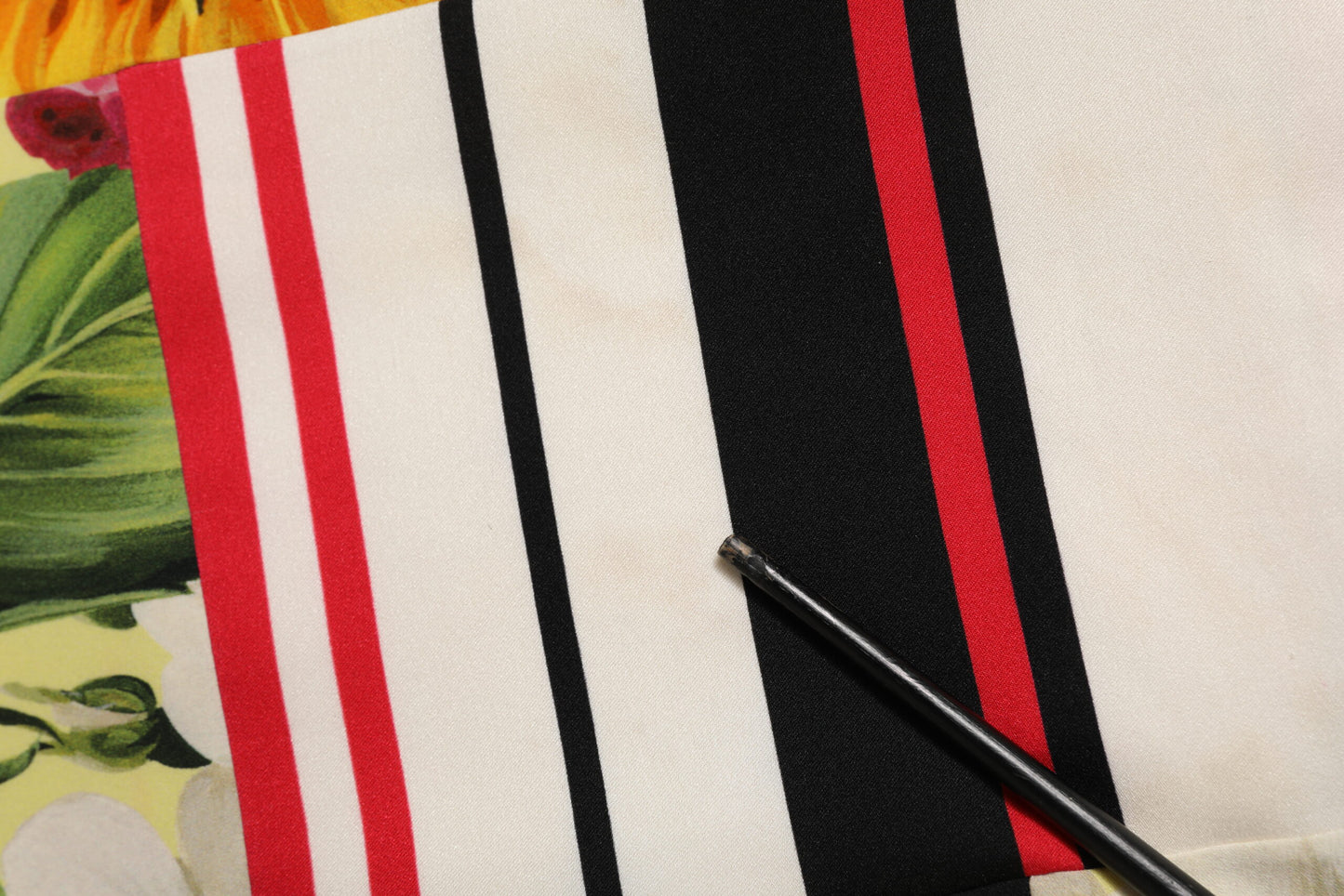 Dolce & Gabbana Multicolor Pachwork Charmeuse Floral Shift Dress