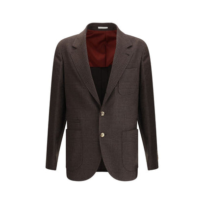 Prince of Wales Wool Blazer
