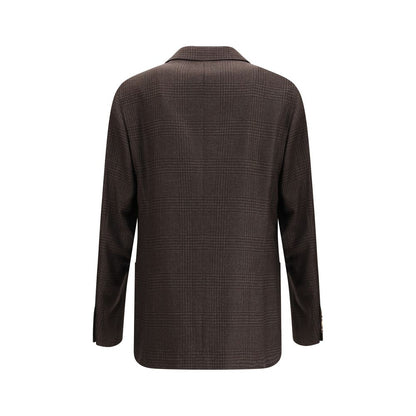 Prince of Wales Wool Blazer