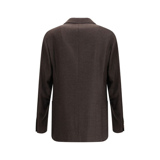 Prince of Wales Wool Blazer
