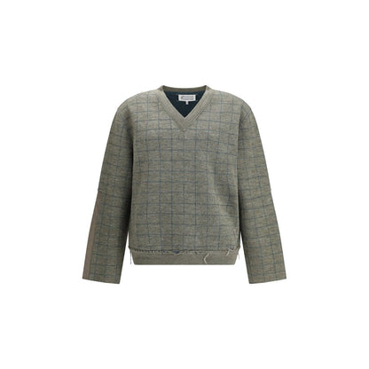Margiela Green Fleece Wool Sweatshirt