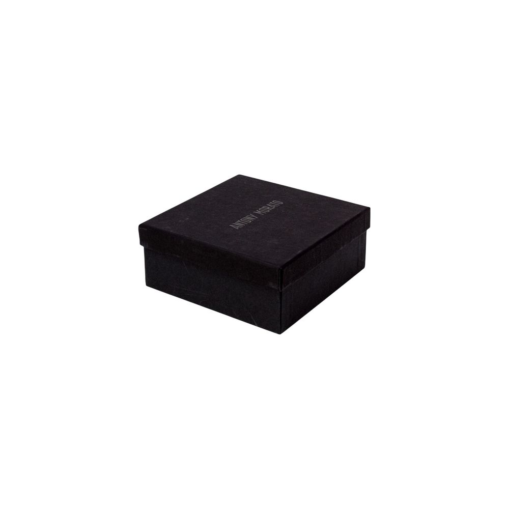 Antony Morato Black Leather Regular Belt