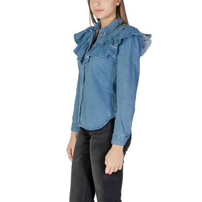 Only Blue Cotton Blouse