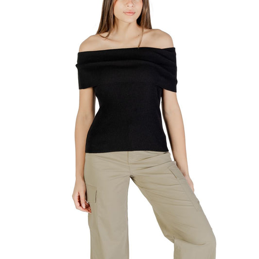 Only Black Polyester Bodysuit