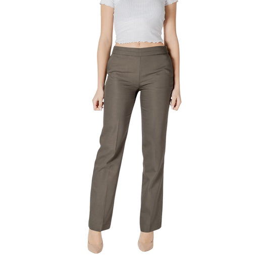 Morgan De Toi Bicolor Cotton Casual Pants
