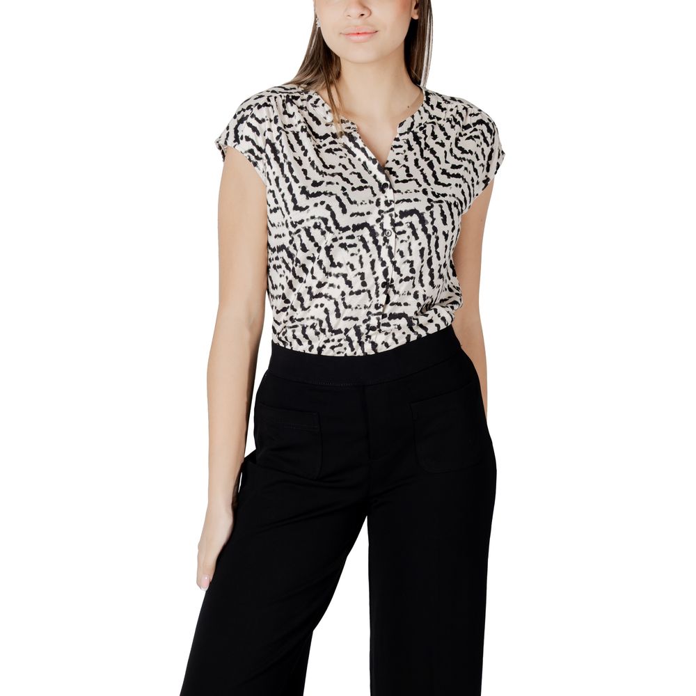 Street One Cream Cotton T-Shirt