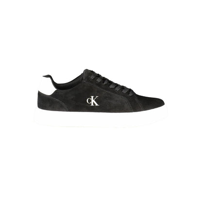 Calvin Klein Black Leather Men Sneaker