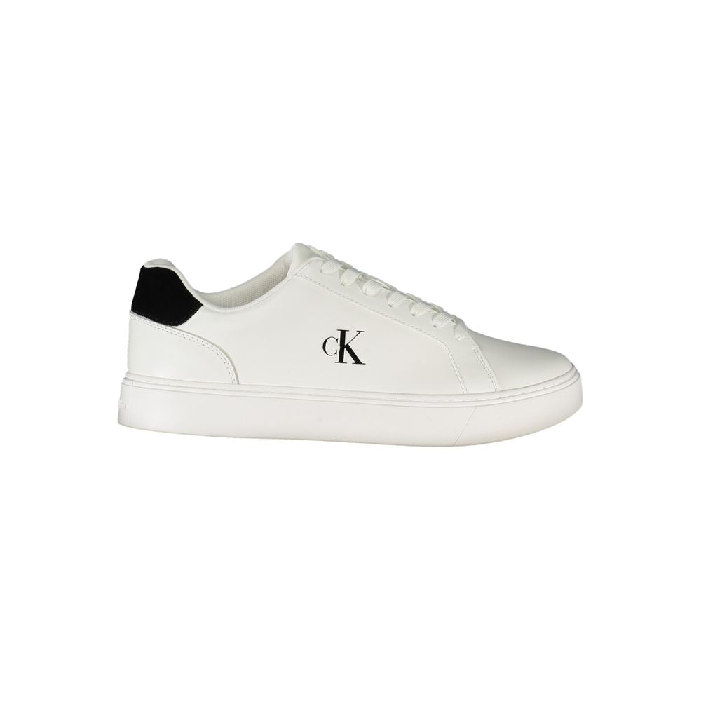 Calvin Klein White Leather Men Sneaker