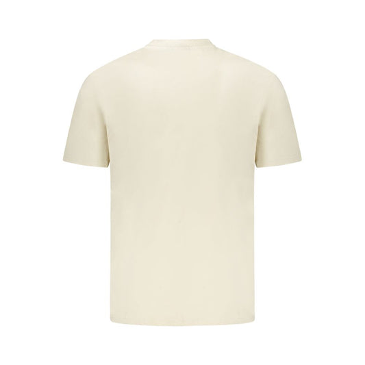 Napapijri Beige Cotton Men T-Shirt