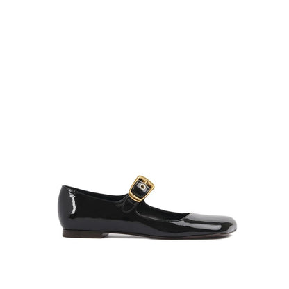 Chloé Black Calfskin Ballet Flats