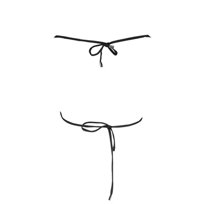 Karl Lagerfeld Black Elastane Swimwear