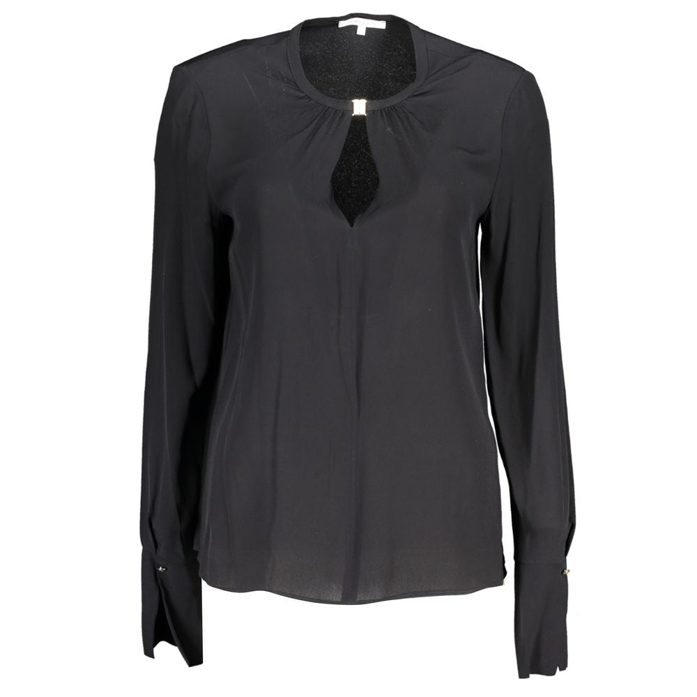 Patrizia Pepe Black Viscose Shirt