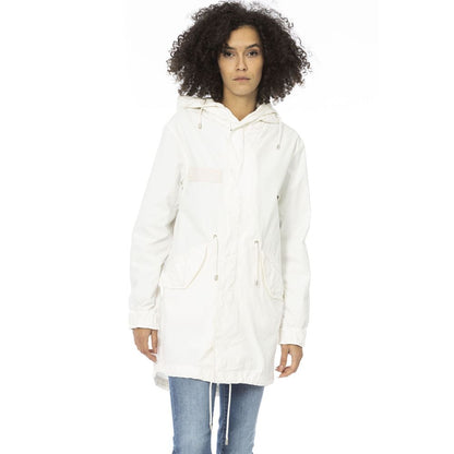 Mr&Mrs Italy White Cotton Jackets & Coat
