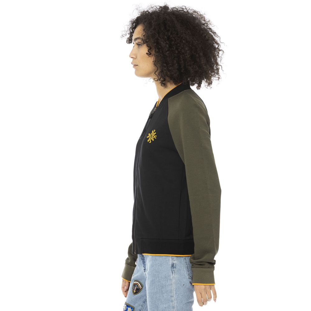 Mr&Mrs Italy Black Cotton Sweatshirt