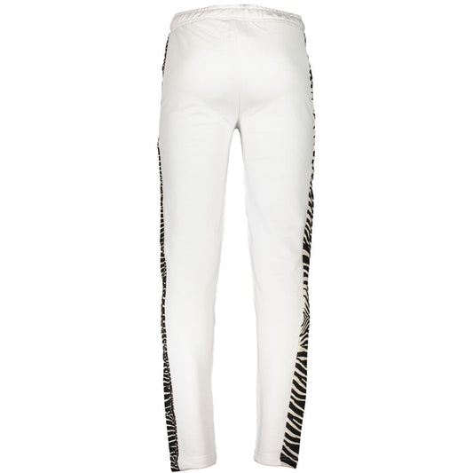 Cavalli Class White Cotton Pant