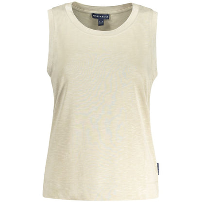 North Sails Beige Polyester Tank Top