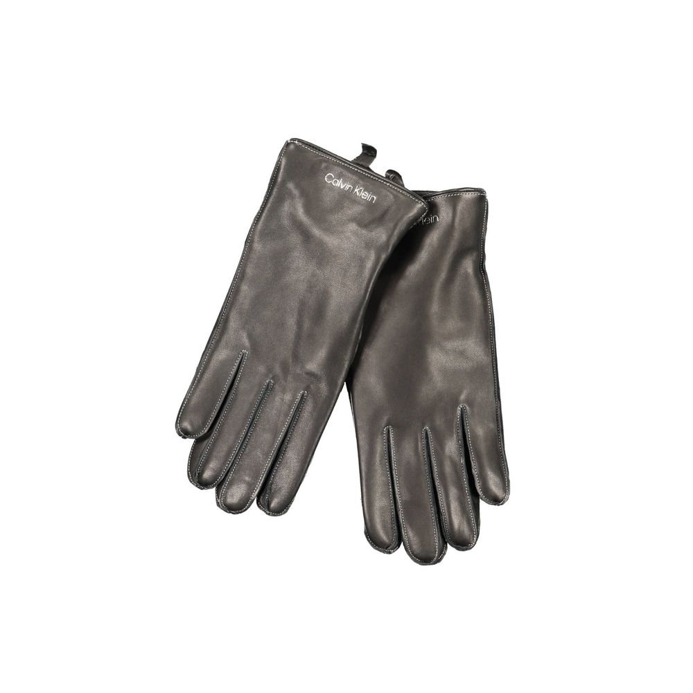 Calvin Klein Black Wool Glove