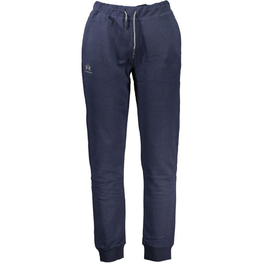 La Martina Blue Cotton Pant