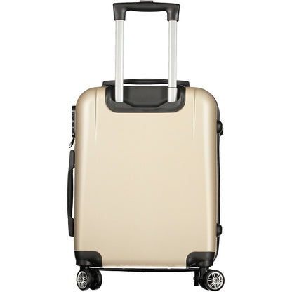 Laura Biagiotti Gold Polyethylene Luggage And Travel