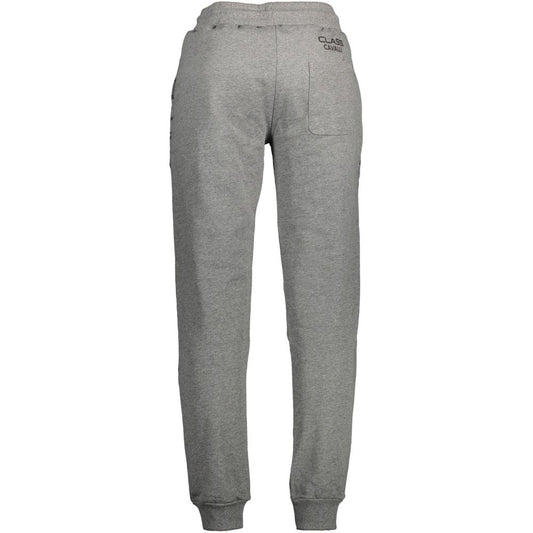 Cavalli Class Gray Cotton Pant