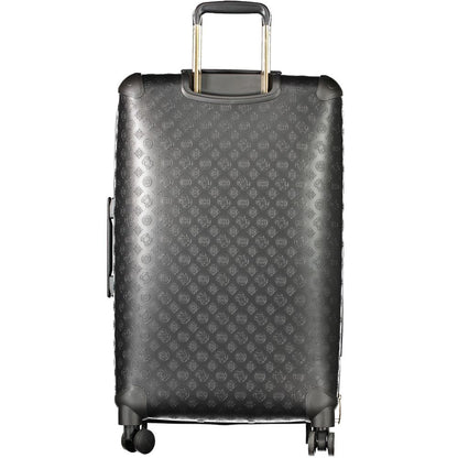 Guess Jeans Black Polyethylene Luggage And Travel