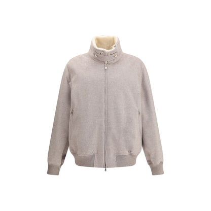 Brunello Cucinelli Beige Cashmere Bomber