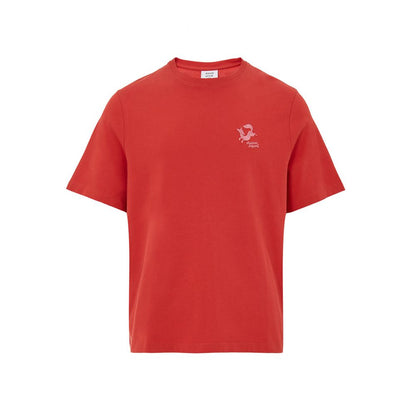 Maison Kitsuné Red Cotton T-Shirt