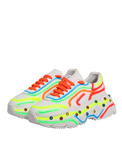 Dolce & Gabbana Multicolor Daymaster Low Top Sneakers Shoes