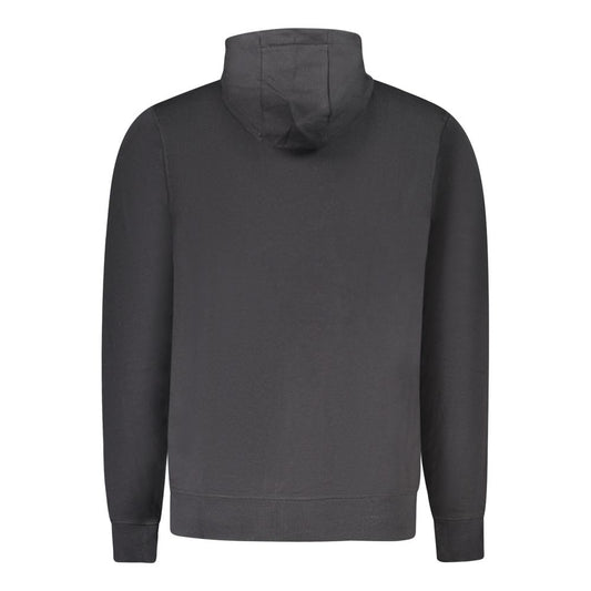 North Sails Black Cotton Men Sweatshirt