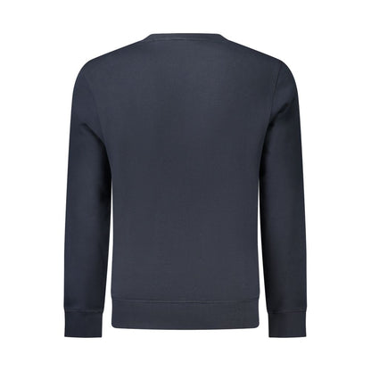 Hugo Boss Blue Cotton Sweatshirt