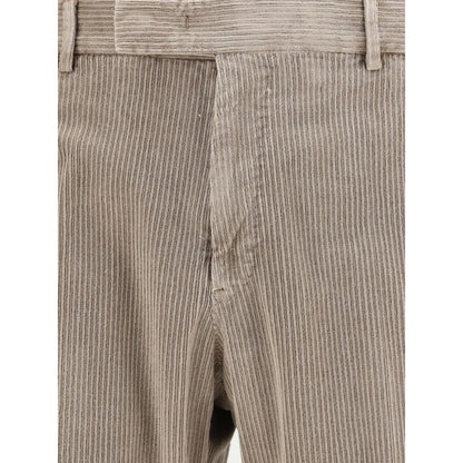 PT Torino Beige Cotton Pants