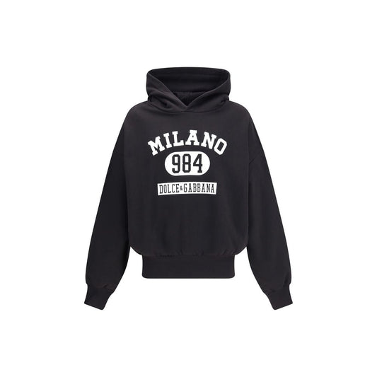 Dolce & Gabbana Black Cotton Sweatshirt