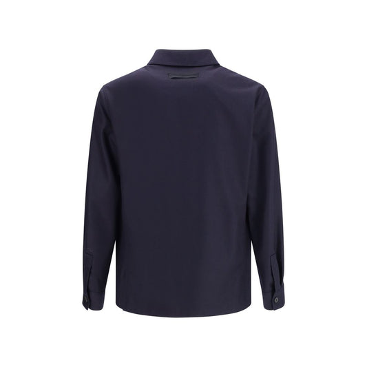 ZEGNA Blue Wool Clothing