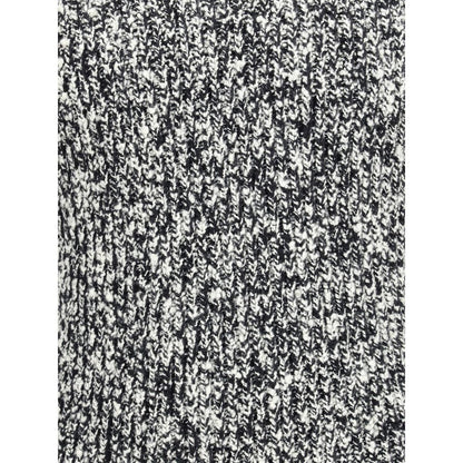 Dolce & Gabbana White Fleece Wool Turtleneck