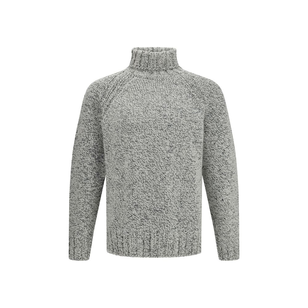 ZEGNA White Cashmere Turtleneck