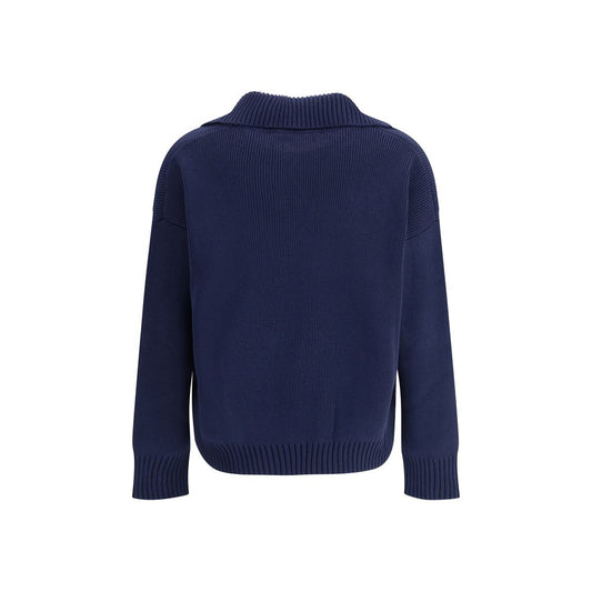Max Mara Blue Cotton Sweatshirt