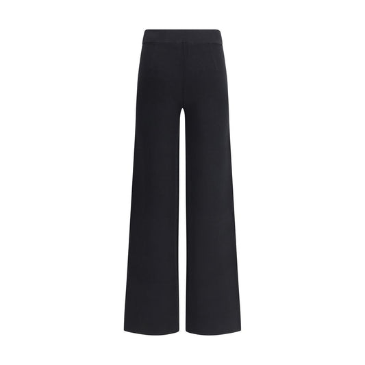 Max Mara Black Viscose Casual Pants