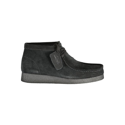 Clarks Black Leather Men Sneaker