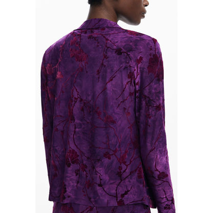 Desigual Purple Polyester Women Shirt
