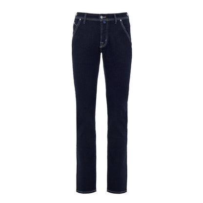 Jacob Cohen Blue Cotton Skinny Jeans