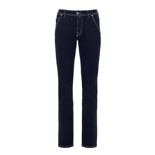 Jacob Cohen Blue Cotton Skinny Jeans
