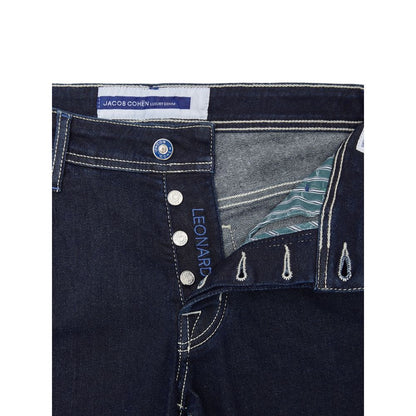 Jacob Cohen Blue Cotton Skinny Jeans