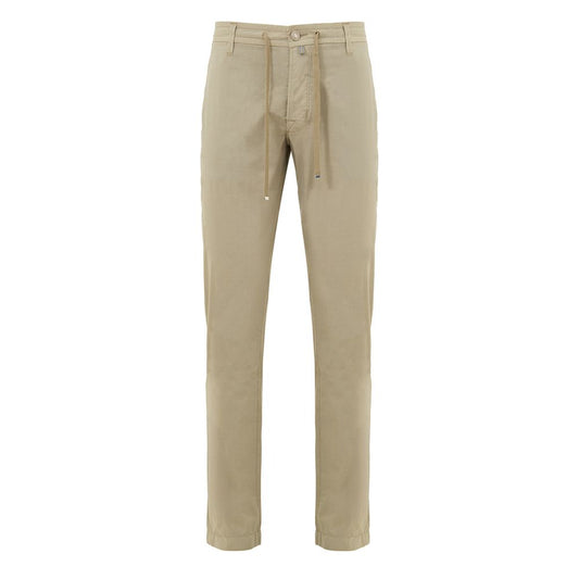 Jacob Cohen Beige Cotton Casual Pants