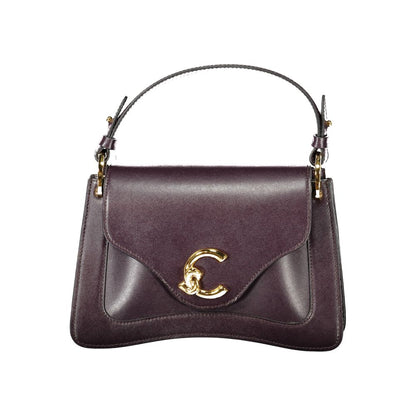 Coccinelle Purple Leather Handbag