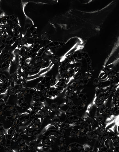 Dolce & Gabbana Black Cut Out A-line Sheath Mini Dress